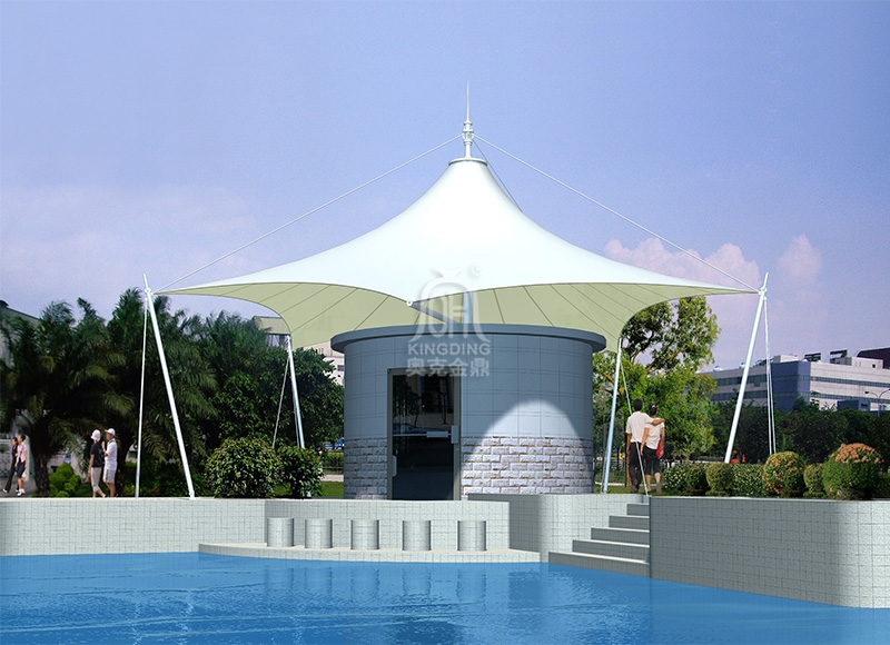 東江花園河堤公園景觀膜結(jié)構(gòu) 